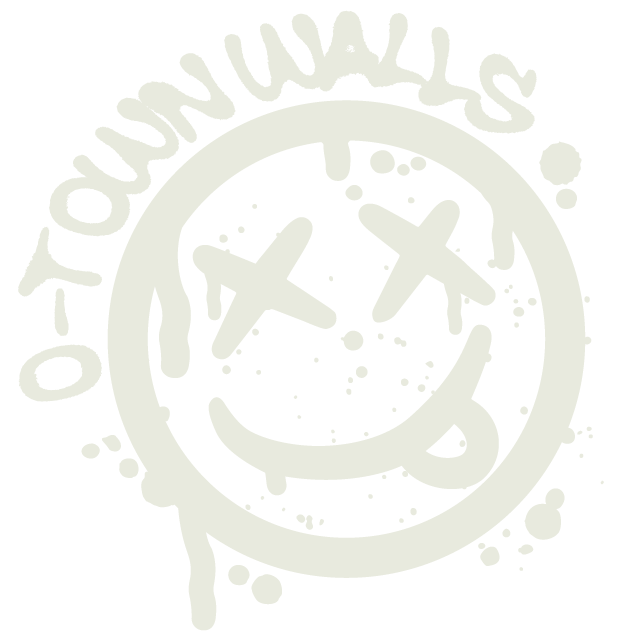 Light O-Town Walls round logo with wordmark preview